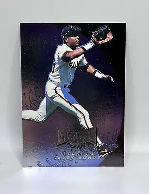 Barry Bonds 1996 Metal Universe Titanium - San Francisco Giants #2 MINT • $12