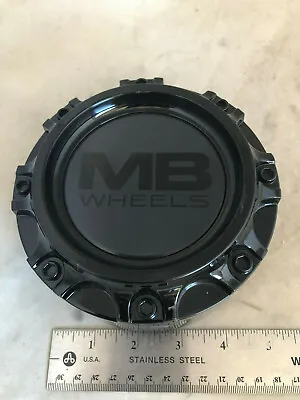 NEW MB Motoring Wheels Gloss Black Wheel Rim Hub Dust Cover Cap CAP5389 5389-B • $52.50