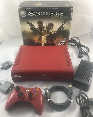 Resident Evil 5 Limited Edition 120GB Red Xbox 360 Console In Box • $499.99