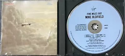 Mike Oldfield~Five Miles Out(1982)~NO BARCODE BLUE FACED VIRGIN CD~1983~02Matrix • £2.25