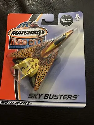 2002 Matchbox Hero City Sky Busters F-14 Fighter Jet Moc • $11.59