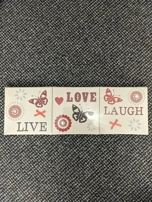 £4.99 • Buy Canvas Prints Wall Art - LIVE - LOVE - LAUGH