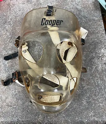 Early Vintage Cooper Canada Transparent Goalie HM7 Hockey Mask • $350