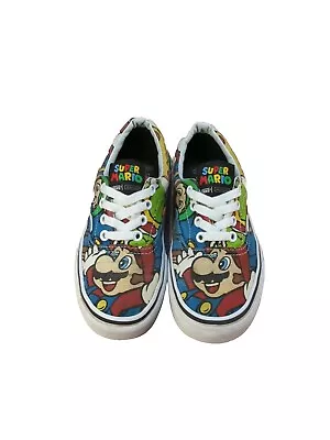 Vans Nintendo X Era Mario & Friends Men's Shoes Size 4.5 Luigi Yoshi Game Over • $42.49