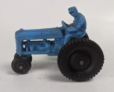 1940's Small Auburn Blue Farm Tractor With Driver Vehicle  • $15