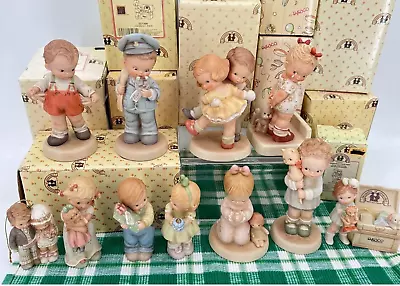 12 Memories Of Yesterday Figurine Lot Enesco ALL NEW! Birthday Mailman Prayers • $247.84
