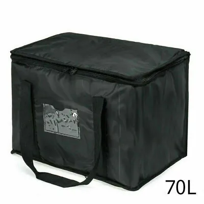 70L Extra Large Food Delivery Insulated Bag Pizza Takeaway Thermal Warm Cold Bag • £8.99
