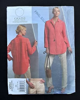 Vogue 1054 Misses Shirt & Pants Ralph Rucci Chado 2006 Pattern 8-10-12-14 Uncut • $10.14