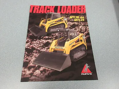 Mustang MTL16 & MTL25 Track Loader Brochure 2 Page • $20