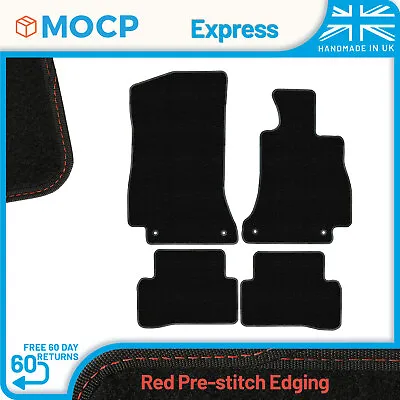 Express With Red Pre-Stitch Trim Car Mats To Fit Mercedes C-Class S205 Estate... • $29.12