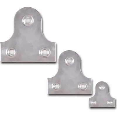 25mm/32mm/50mm UNSLOTTED MIRROR FRAME HANGING PLATES Choose Size Chrome Finish • £4.33