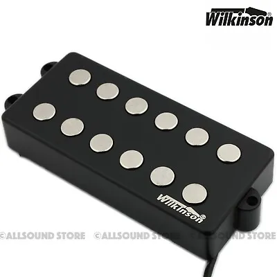 Wilkinson MWM6 Bass Pickup For Music Man Electric Bass Black 6-String Humbucker • $44.99
