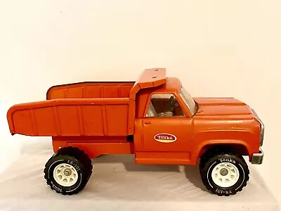 Vintage Tonka Toys Pressed Steel Orange Dump Truck XR-101 • $79.99