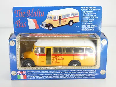 LEAF Malta Bus Bedford OB Coach Toy Gozo Valletta Boxed Collectible • £8.99