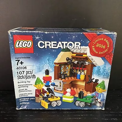 LEGO 40106 Creator Toy Workshop Elves Christmas Winter New Sealed EXPRESS POST • $89.99