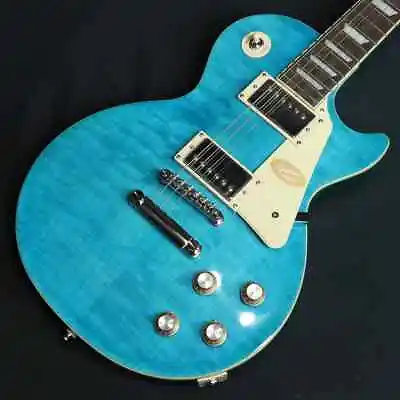 Epiphone / Inspired By Gibson Les Paul Standard 60s Quilt Top Translucent Blue • $900