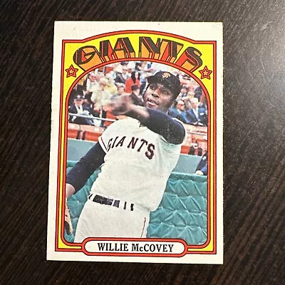 1972 TOPPS WILLIE McCOVEY CARD #280 SAN FRANCISCO GIANTS VG-EX OR BETTER *HCV* B • $5