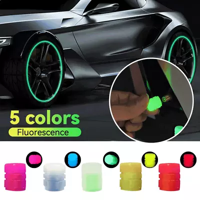 Universal Luminous Tire Valve Cap Car Wheel Hub Rim Stem Cover ATV UTV Truck  • $10.44