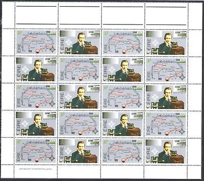 1995 Ireland Marconi Radio Joint Broadcast 10 Pair Unfolded MinifoilMNH** Ra • $631.43