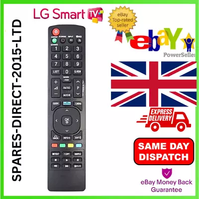 Replacement Remote Control For LG LCD TV 32LK330 32LK330U 32LK330UQ 42LK450UQ • £7.90
