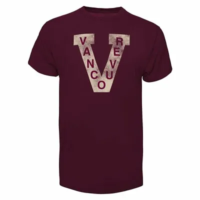 47 Brand Vancouver Millionaires T-Shirt! NHL Canucks Maroon Tee Old Time Hockey • $25.75