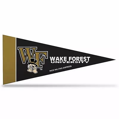Wake Forest Demon Deacons NCAA Mini Pennant 9X4 Inch Felt Made In USA Flag • $2.49