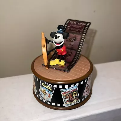 Mickey Mouse Music Box Steamboat Willie Disney Store Enesco Turkey Straw • $23.79