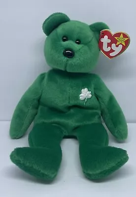 TY Beanie Baby Erin The Bear 1997 Retired Plush Toy Tush Tag Vintage Errors • $142.49