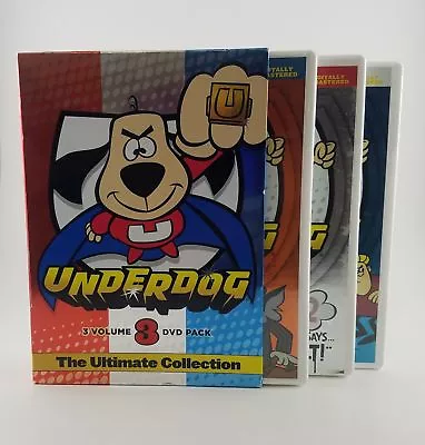 Underdog DVD VOLUME 1-3 CARTOON - REGION 1 - 6 HOURS REMASTERED • £24.72