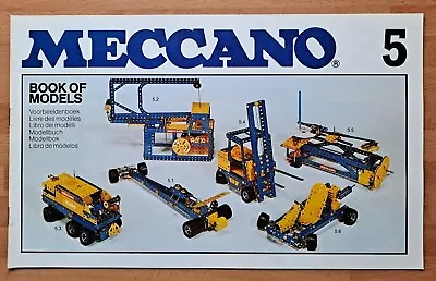 Meccano Book Of Models 5 • £4.25