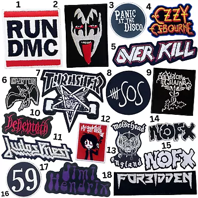£1.98 • Buy Love Music Live Theatre Overkill Jean Jacket Set Iron/Sew On Embroidered Patch