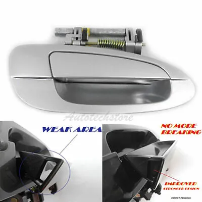 For 02-06 NISSAN ALTIMA Outside Door Handle Rear Right KY1 Silver Metallic B3768 • $17.68