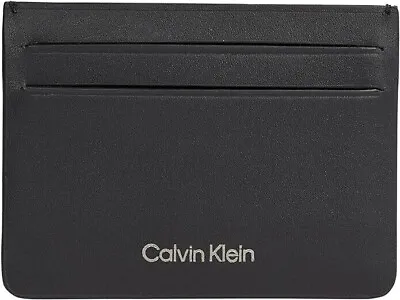 Wallet For Men Calvin Klein Men's Concise CARDHOLDER 6CC Wallet Ck Black OS • £19.99