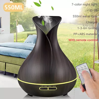 Essential Oil Humidifier Ultrasonic Air Diffuser Aroma Aromatherapy Air Purifier • $22.94