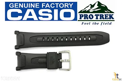 CASIO PRG-240-8 Pro Trek Pathfinder Original Charcoal Rubber Watch BAND Strap • $54.39