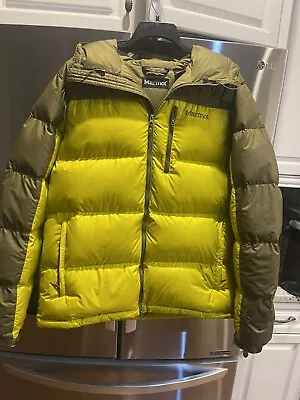 Men’s Xl Marmot Down Jacket High Fill Excellent Condition 700 Fill Down Good Con • $79
