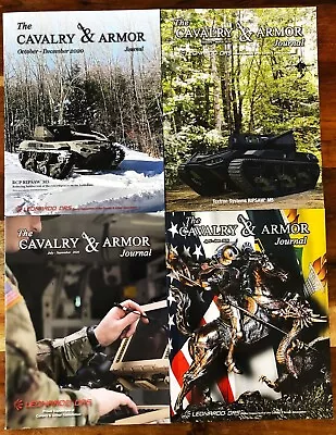 Calvary & Armor Journal Complete Year 2020! Magazine Of The US Armor Assoc. • $9.99