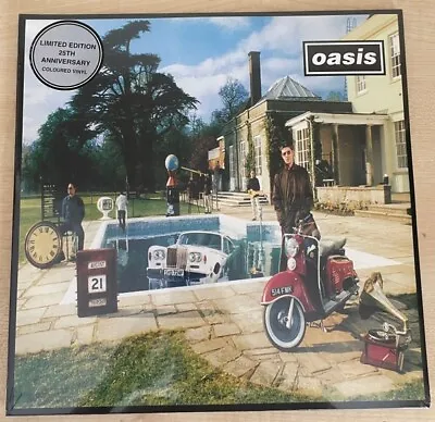 Oasis  Be Here Now 25th Anniversary Edition Silver 12  Vinyl X 2 2022 RKIDLP85C • £32.98