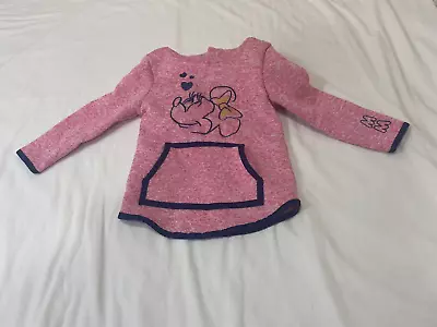 Minnie Mouse Hoodie 3T Multicolor Long Sleeve Hooded Pullover Solid Print • $19.80