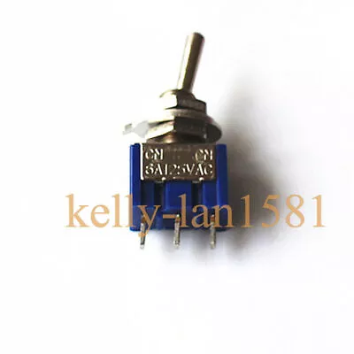 2pcs Mts102 3a/250v 6a/125v On-off On-on Spst Miniature Mini Toggle Switch • $2.61