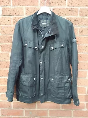 Barbour International Duke Mens Wax Jacket Coat Mens Size Medium • $49.73