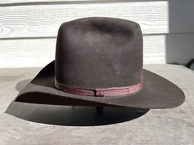 Vintage Antique Old West Resistol Cowboy Hat 7 1/4 Yellowstone John Wayne • $155