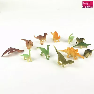 12pcs Set Plastic Dinosaur Figurines Play Toys Animal Action Decor Gift 924339 • $19.99