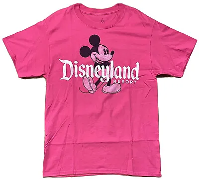Walt Disney World Resort Mickey Mouse T-Shirt Size Medium 100% Cotton Pink • $13.88