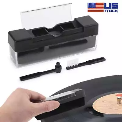 3in1 Vinyl Record Cleaning Brush Set Stylus Velvet Anti-static Cleaner Tool Kit • $7.39