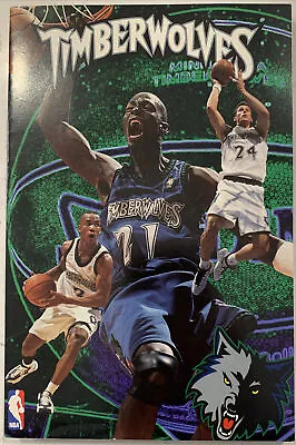 1997-98 Minnesota Timberwolves Basketball Official Media Guide Book (B120) • $12.99