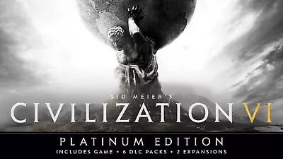 Sid Meier's Civilization VI Platinum Edition (Steam Key) Valued $112 On Steam • $80