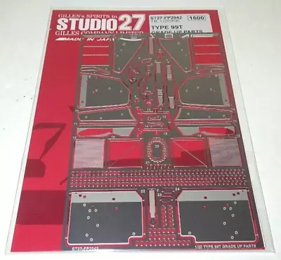 STUDIO27 ST27-FP2042 Edging Lotus 99T 1/20 Model Kit Decal From Japan Rare New • £63.04