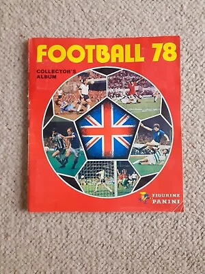 Panini Football 78 Collector Album English & Scottish League 78/79 100% COMPLETE • £39.99