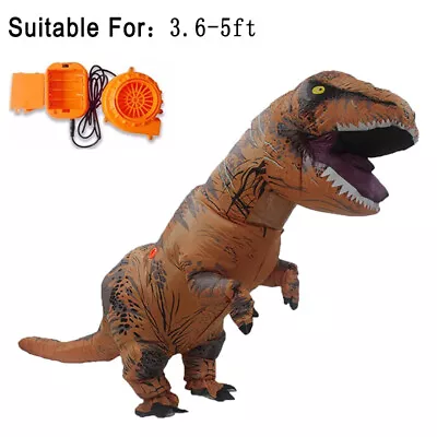 T-REX Dinosaur Inflatable Costume Childs Suit Outfit For Halloween Cosplay Party • $28.49